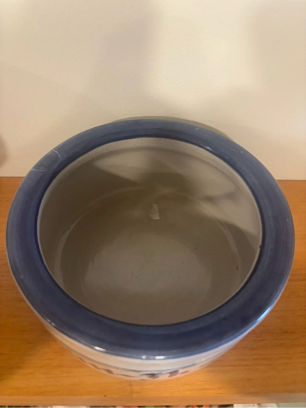 Louisville Stoneware Num Nums Dog Bowl Hand Painted Kentucky Pottery